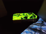 Marbled (glow in the dark)Block Pure Beeswax Candle