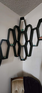 Coffin Comb Wall Shelving